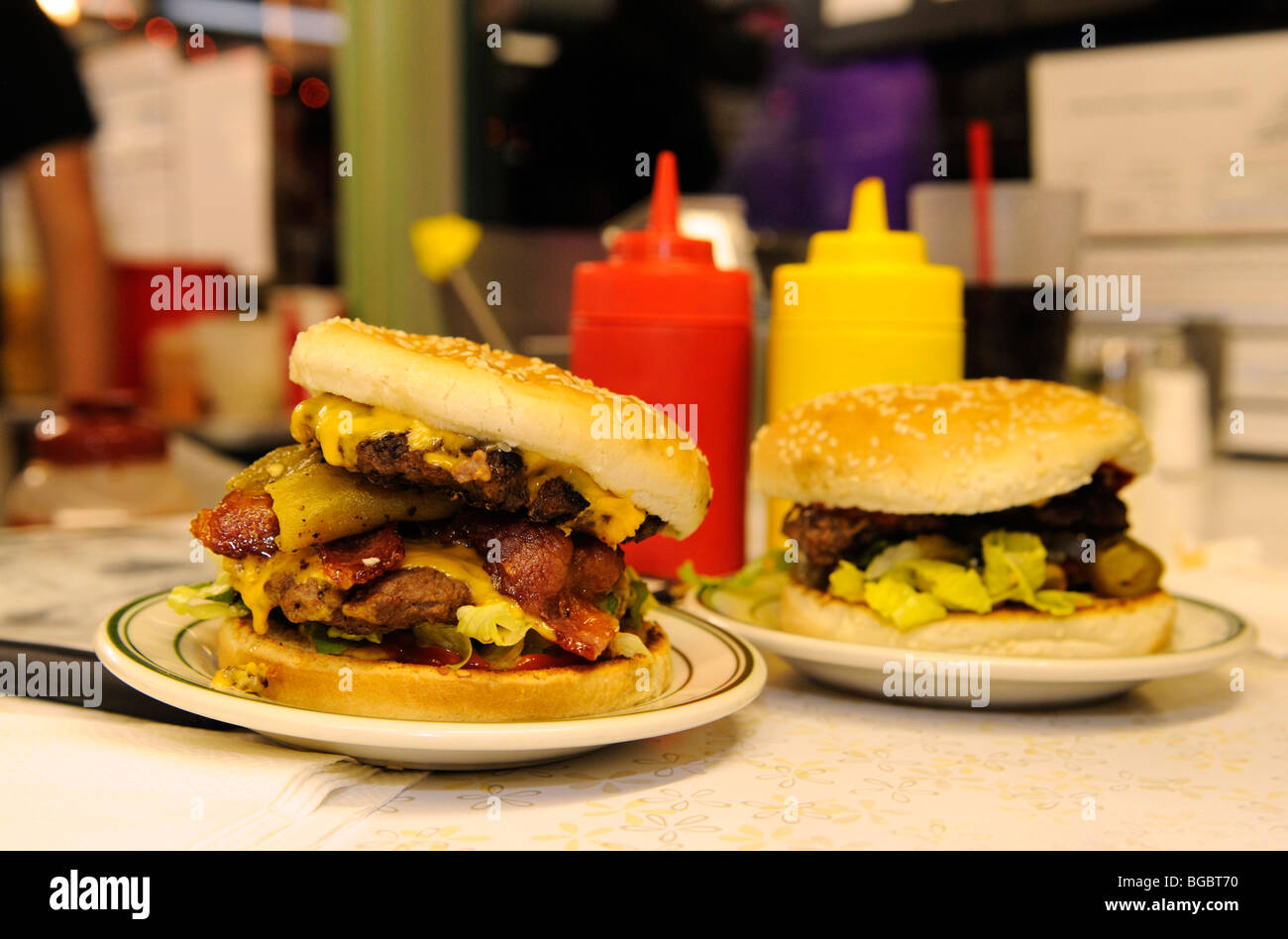 Hamburger In Milt S Stop Eat Moab Utah Usa Stock Photo Alamy