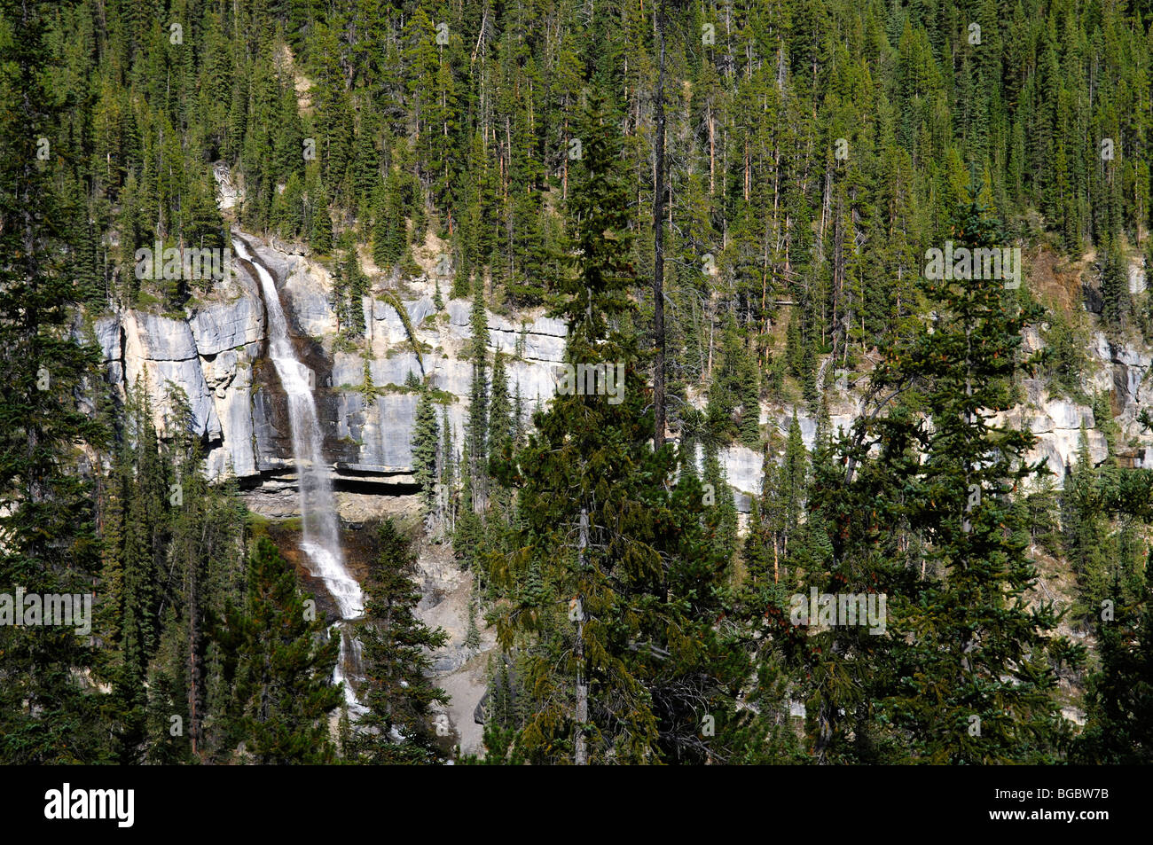 Bridal Veil Falls, Banff National Park, Alberta, Canada Stock Photo Alamy