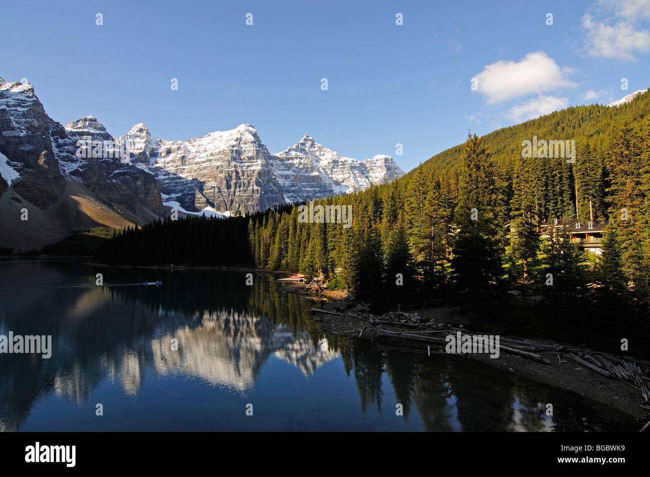 Moraine Lake, Banff National Park, Alberta, Canada Stock Photo - Alamy