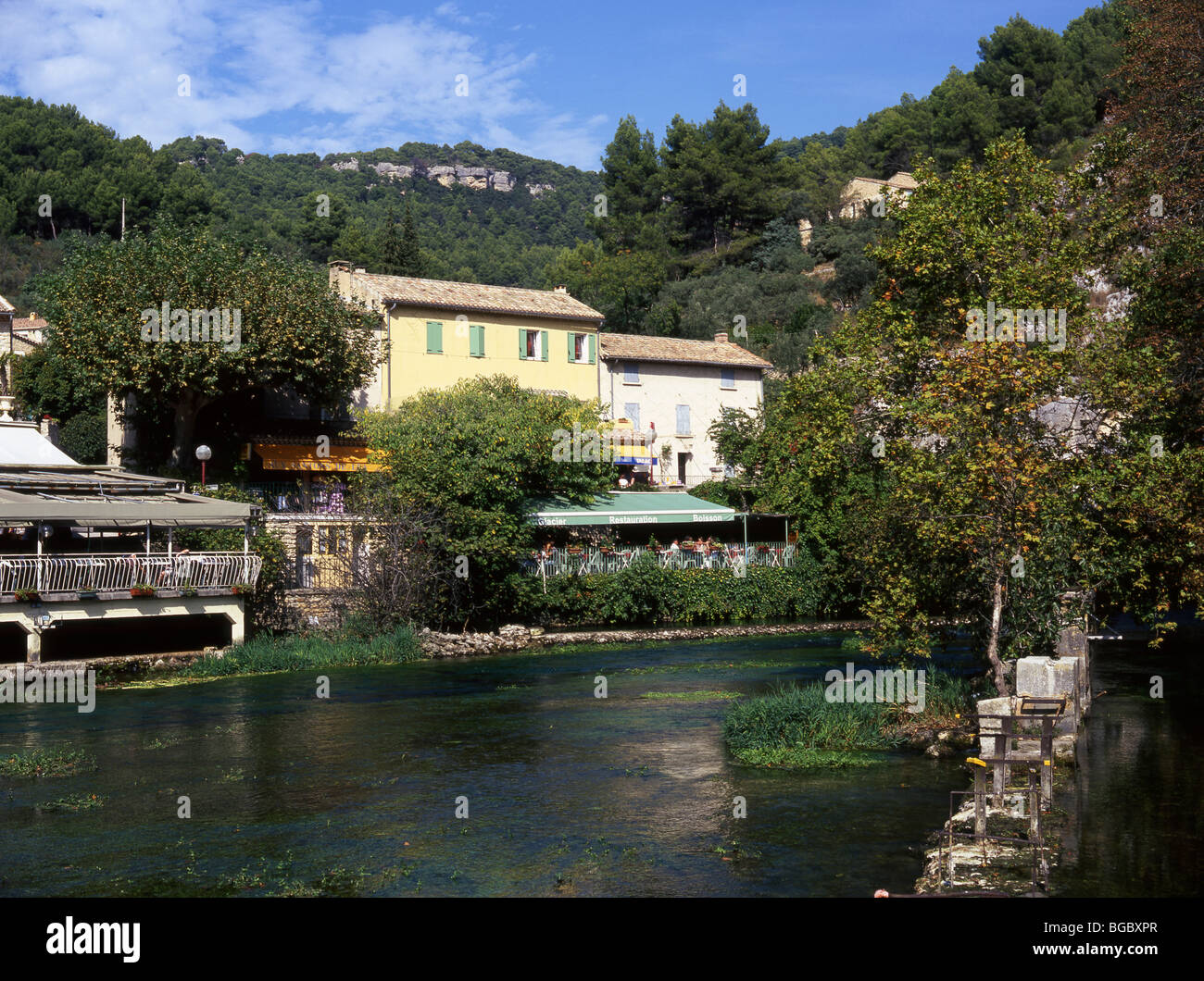 Fontaine de Vaucluse, Provence, France Stock Photo Alamy