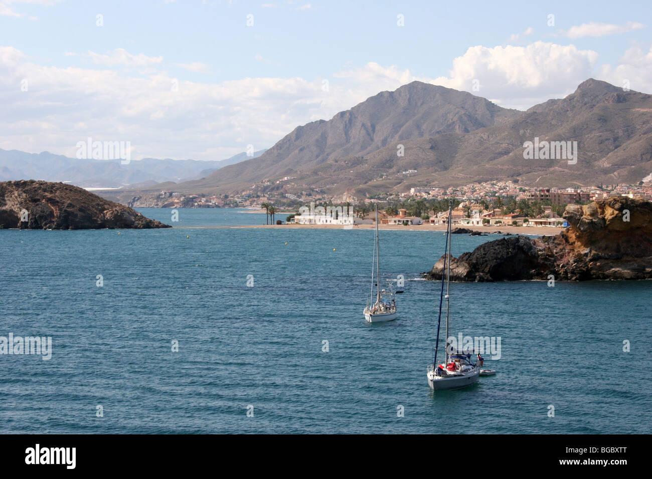 Bahia, Murcia near port Mazzaron in Spain. Stock Photo