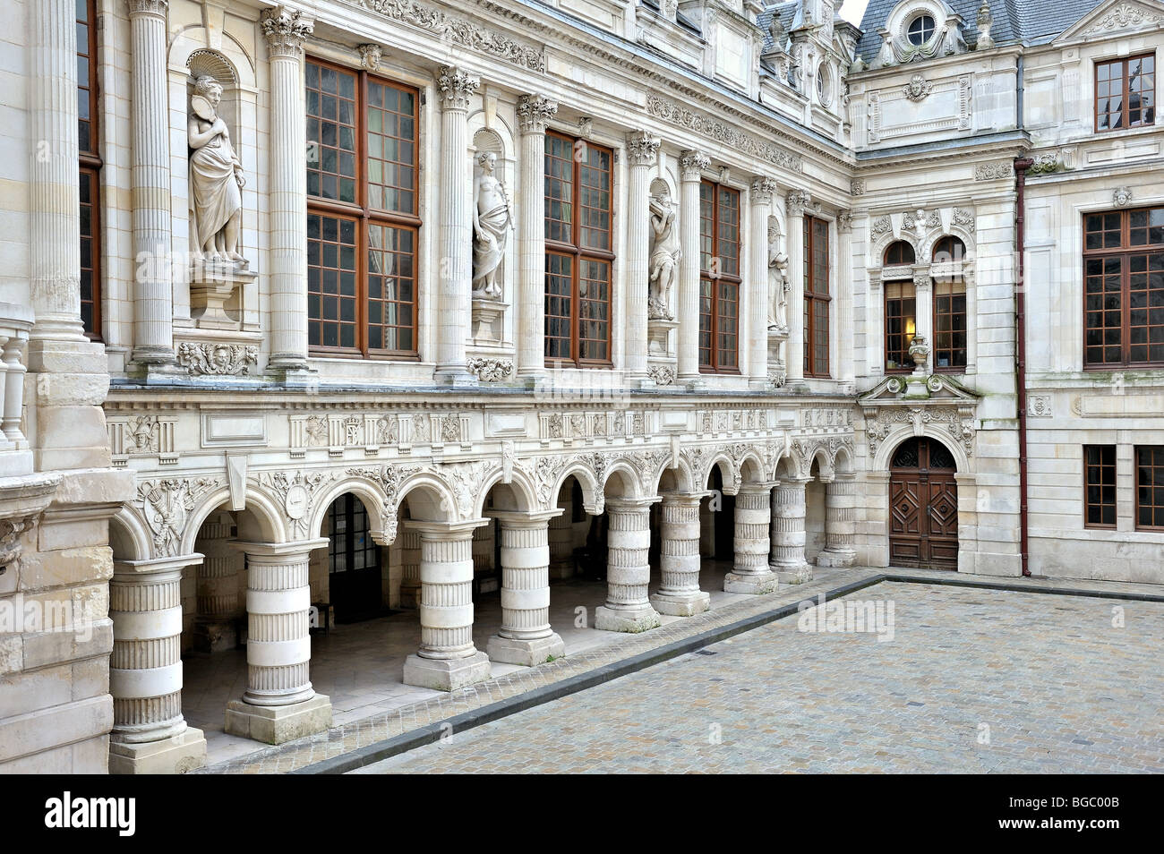 Town hall at La Rochelle, France. Stock Photo
