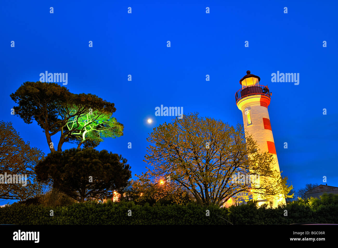 The lighthouse at La Rochelle, France. Stock Photo