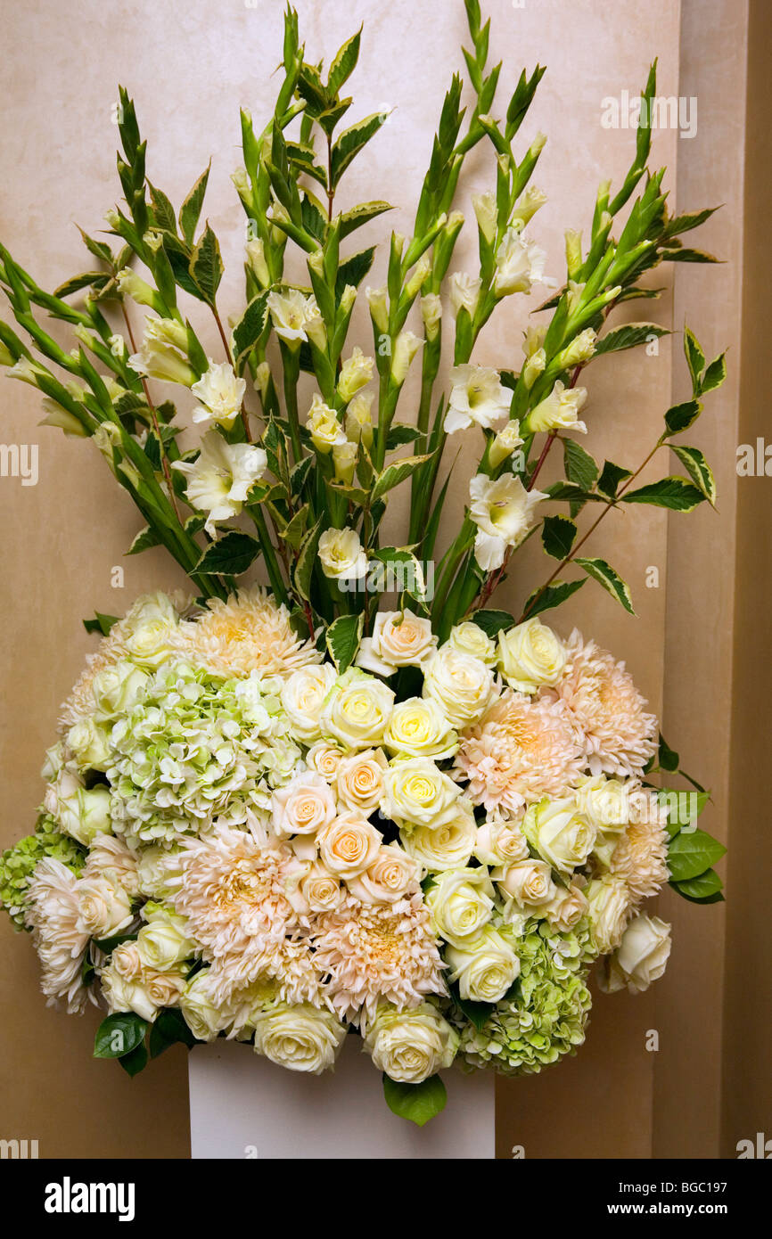 Wedding Flower Decoration Stock Photo Alamy