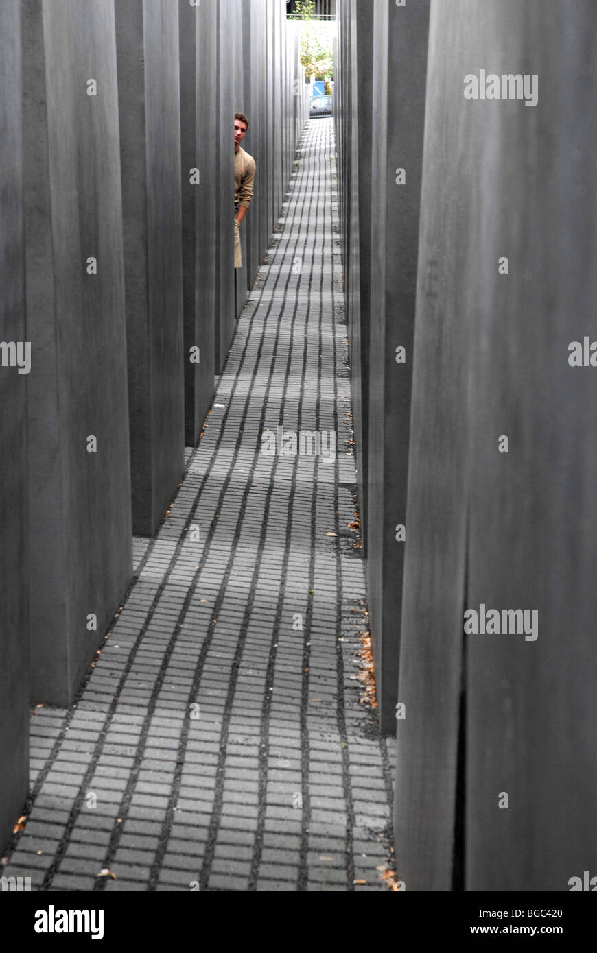 Holocaust Memorial Stock Photo