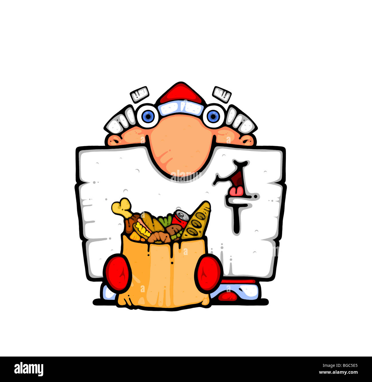 Santa's choice in food Stock Photo - Alamy
