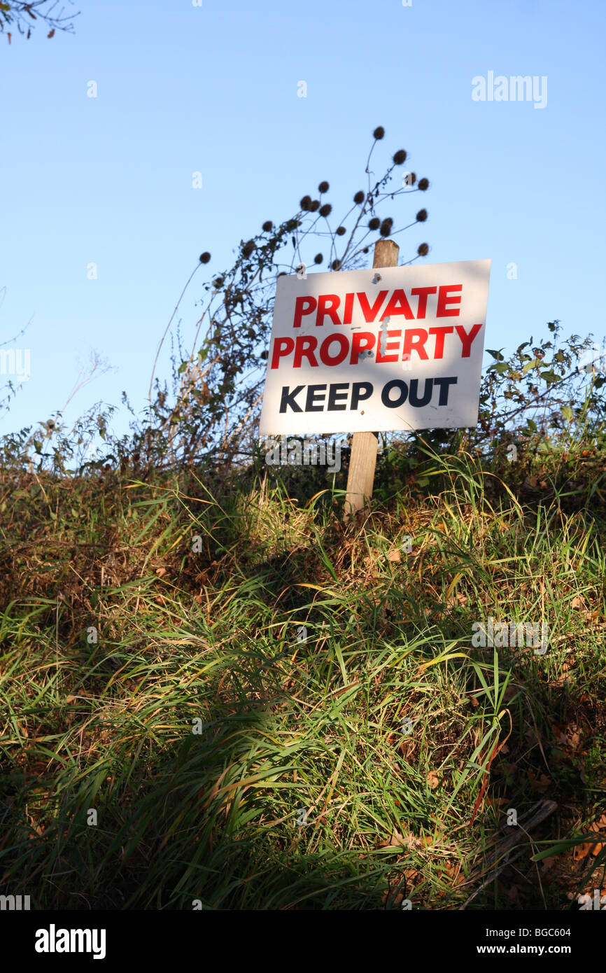 Sign Private Property sign keep out fishing danger water thin ice red