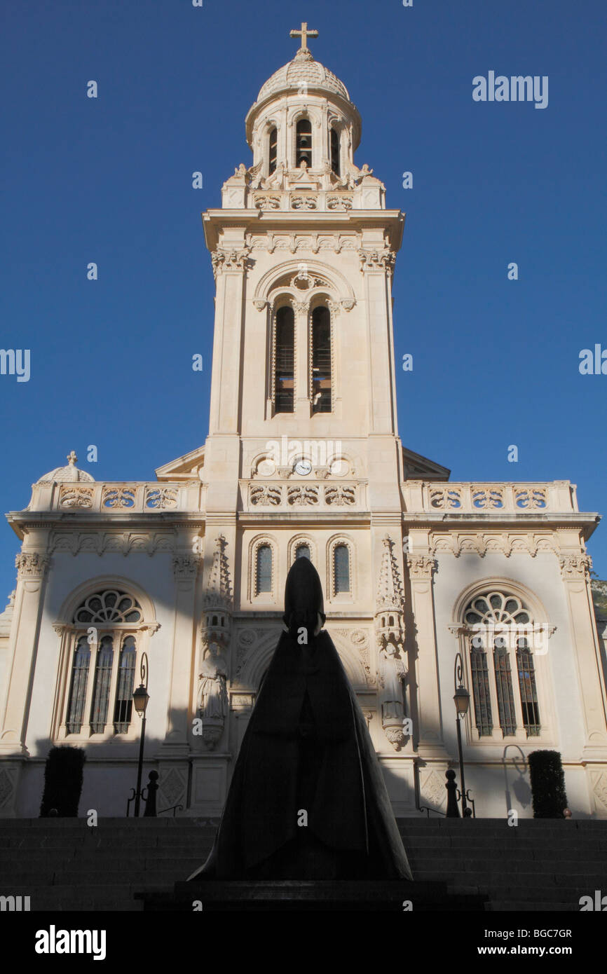 Eglise Saint Charles church, Monte Carlo, Monaco, Cote d'Azur, Europe Stock Photo