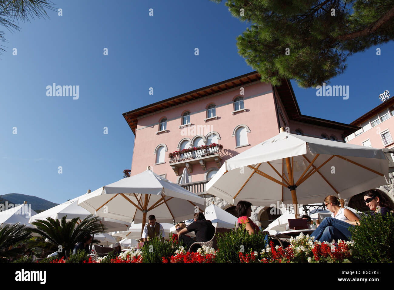 Café Wagner, Opatija, Abbazia, Istria, Croatia, Europe Stock Photo