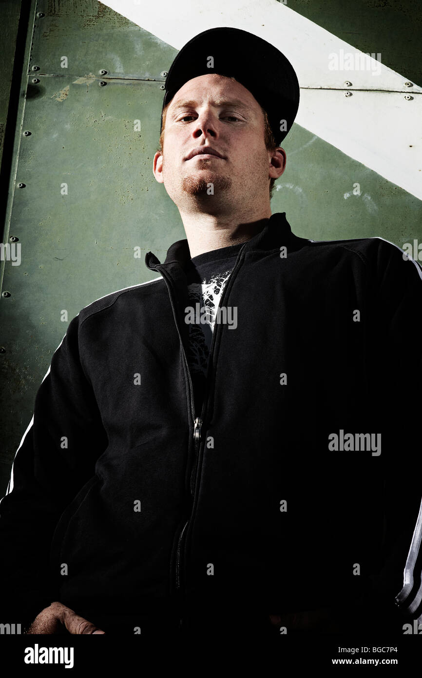 Self portrait in a black cap hi-res stock photography and images - Alamy
