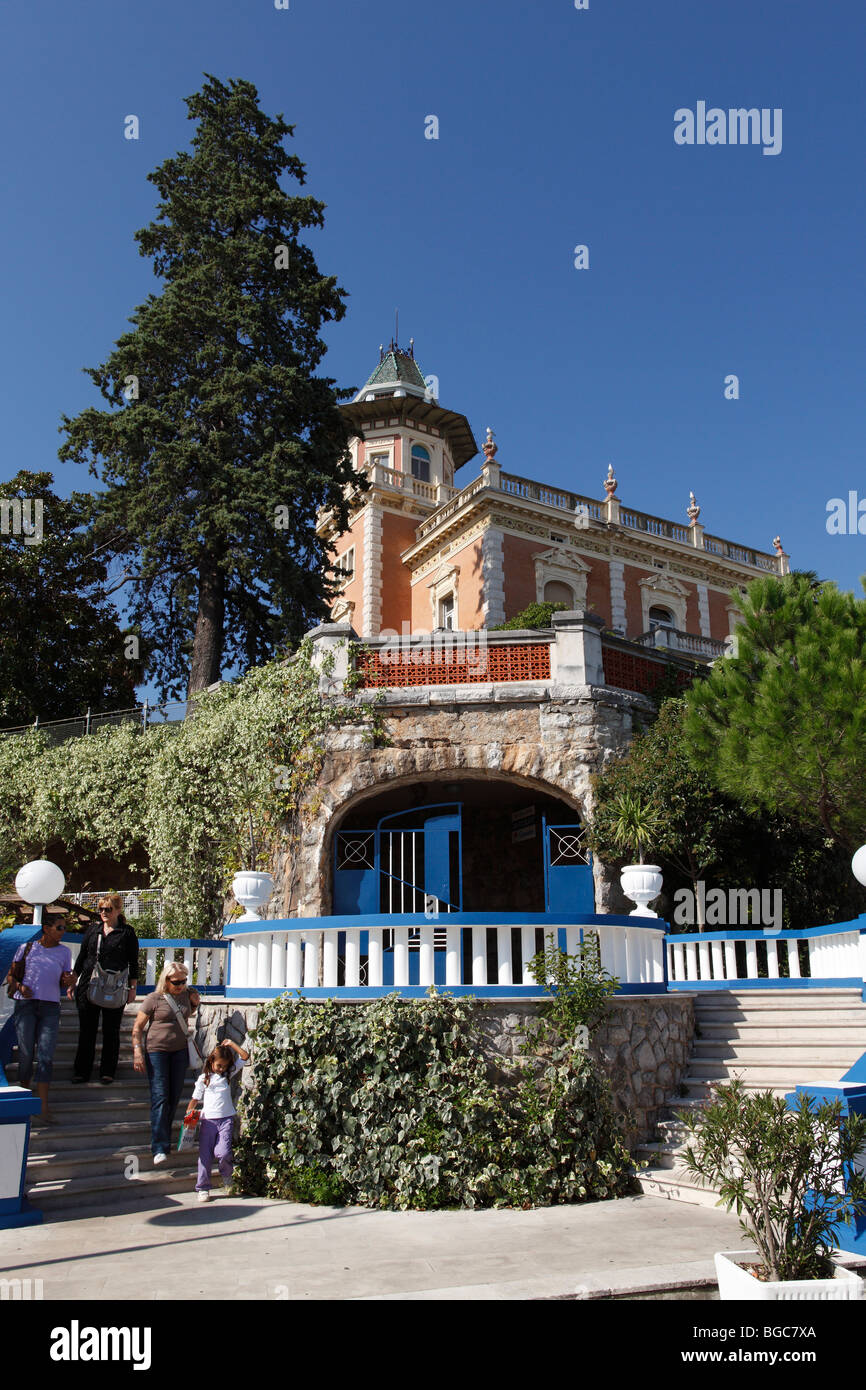 Villa in Icici near Opatija, Lungomare, Istria, Croatia, Europe Stock Photo