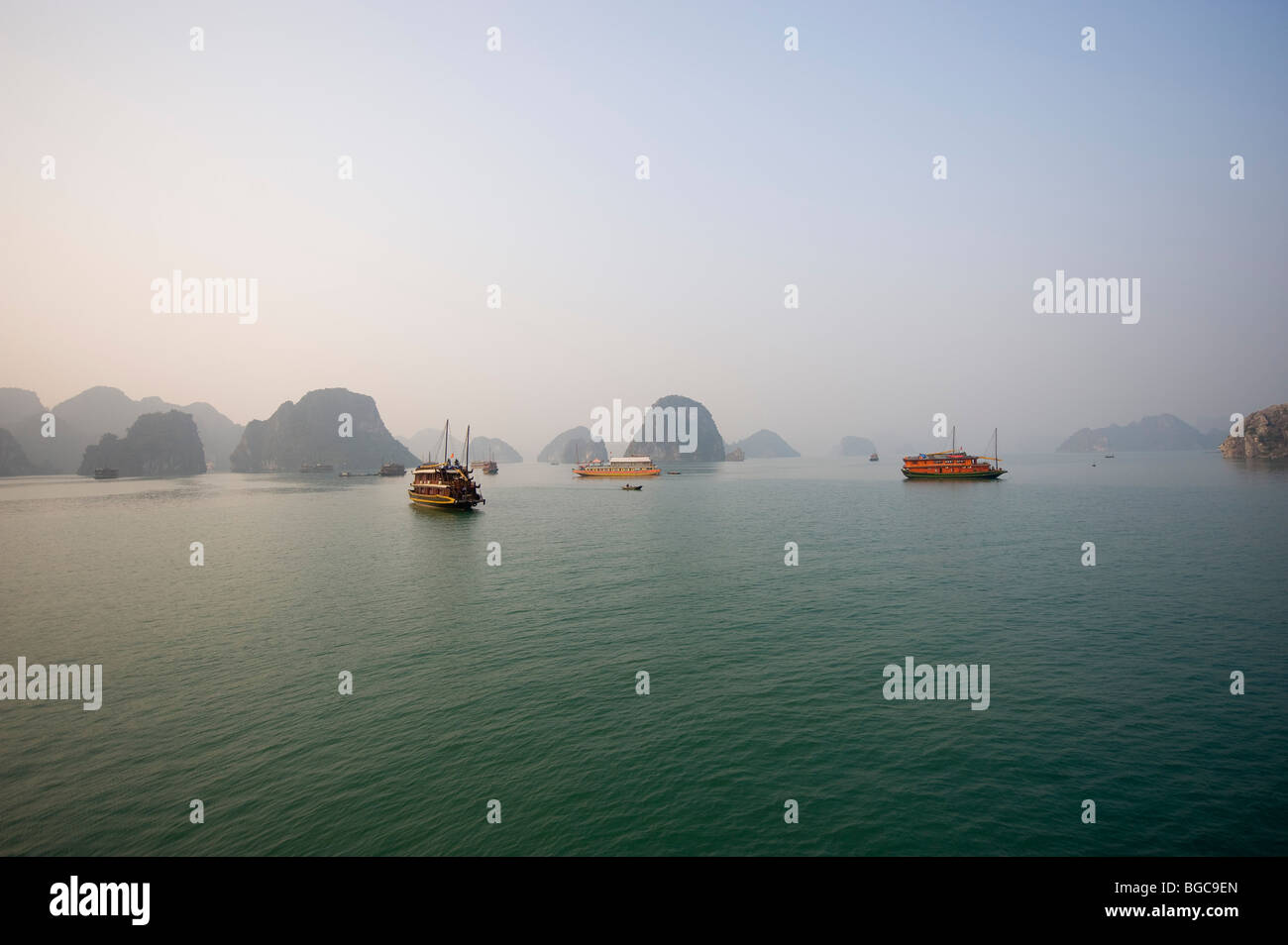 Halong Bay, Vietnam Stock Photo