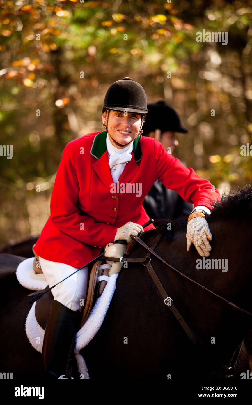 Middleton Hunt A fox hunters before the start of the Middleton Place Fox Hunt at ...