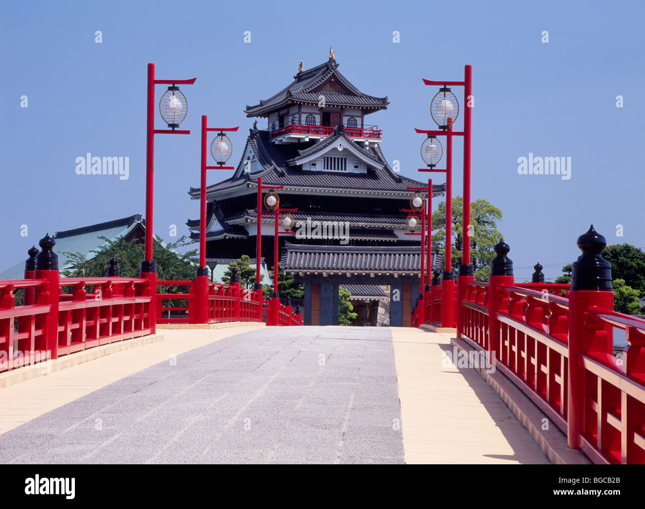 Kiyosu Castle, Kiyosu, Aichi, Japan Stock Photo