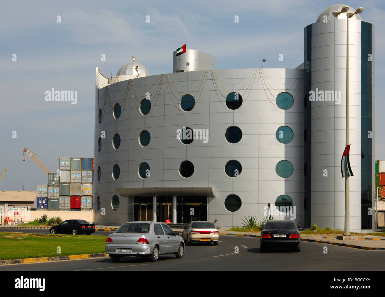 Ajman Ports and Customs building, Ajman, Emirate of Ajman, United Arab