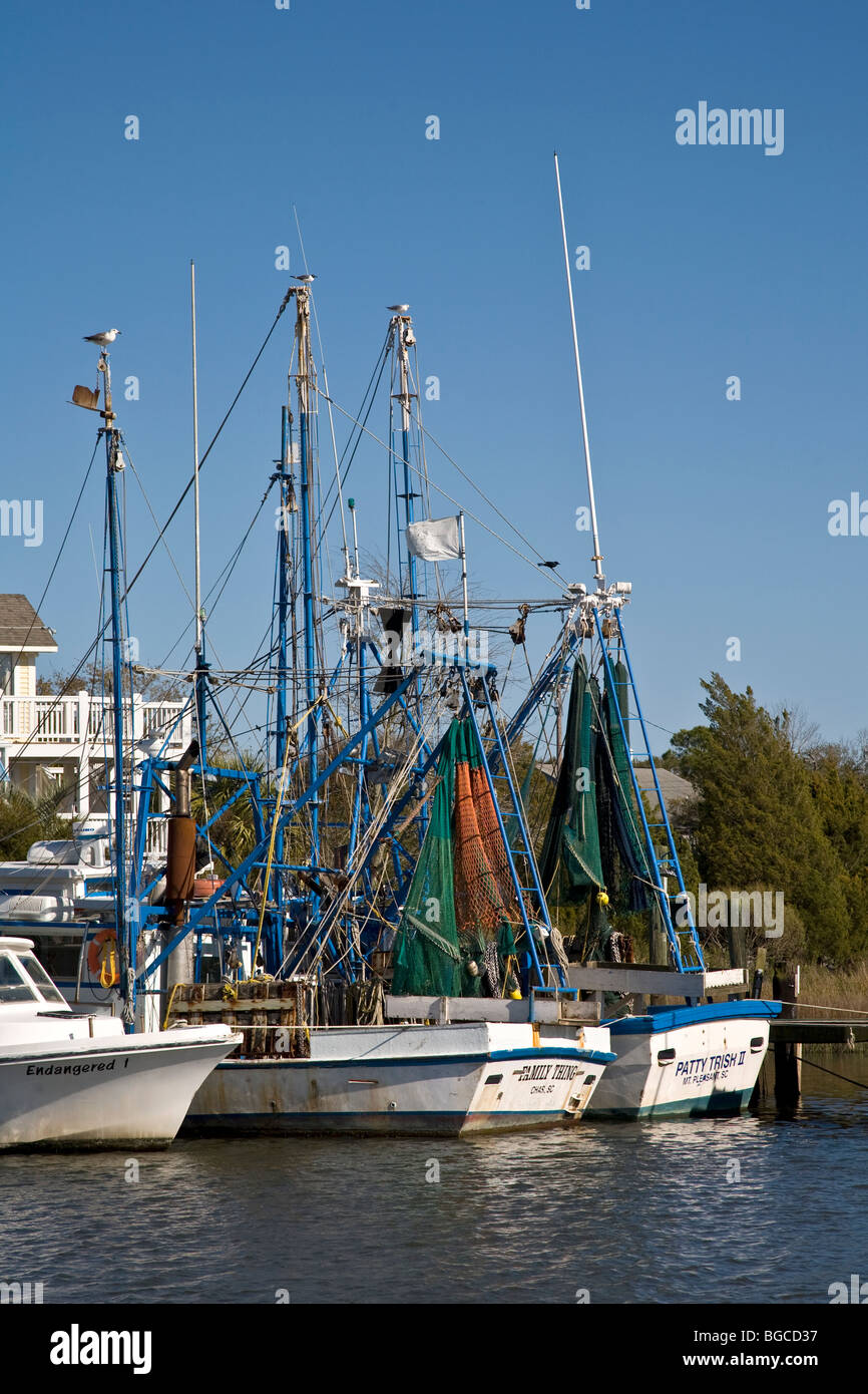 Shrimp fishing boats south carolina hires stock photography and images