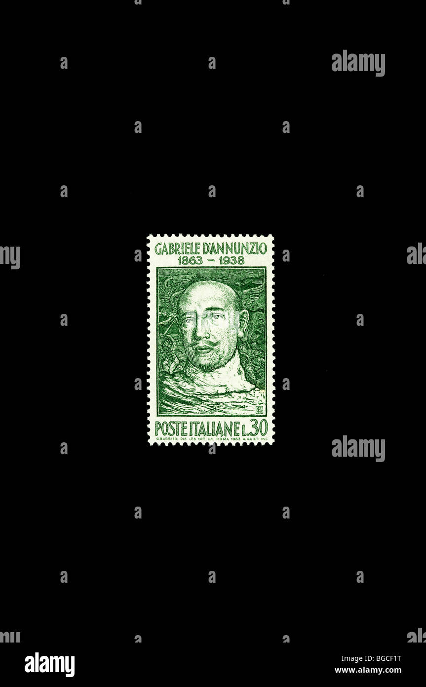 Gabriele d'Annunzio poet (18631938) on 1965 italian commemorative stamp Stock Photo Alamy Gabriele d'Annunzio poet (18631938) on 1965 italian commemorative stamp Stock Photo Alamy