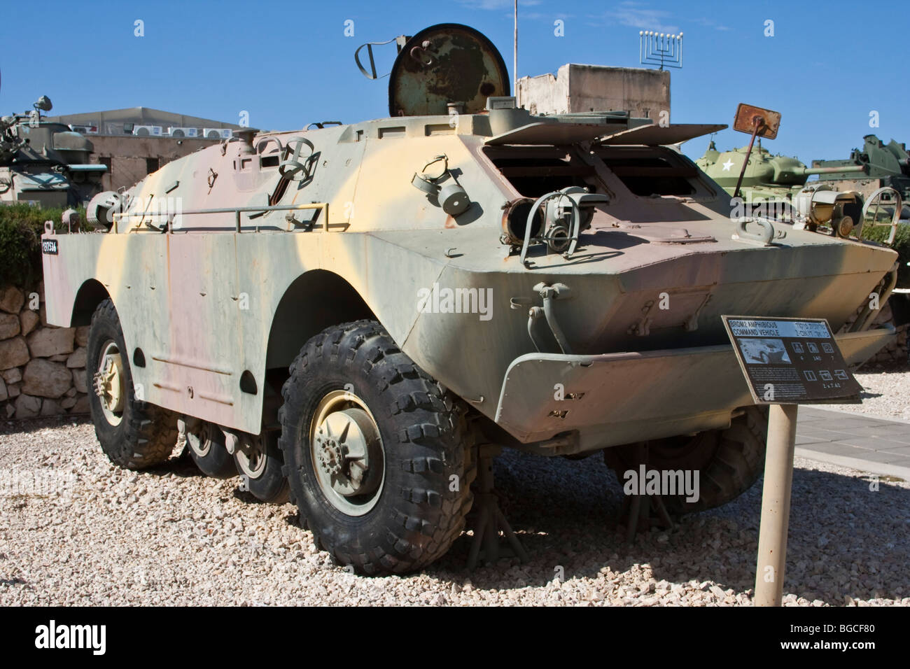 BRDM-2 Command Vehicle Stock Photo