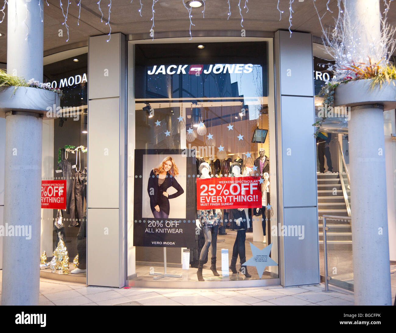 Jack & Jones shop Stock Photo - Alamy