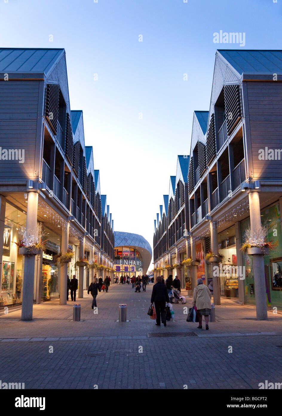 The Arc shopping centre at Bury St Edmunds in Suffolk UK Stock Photo