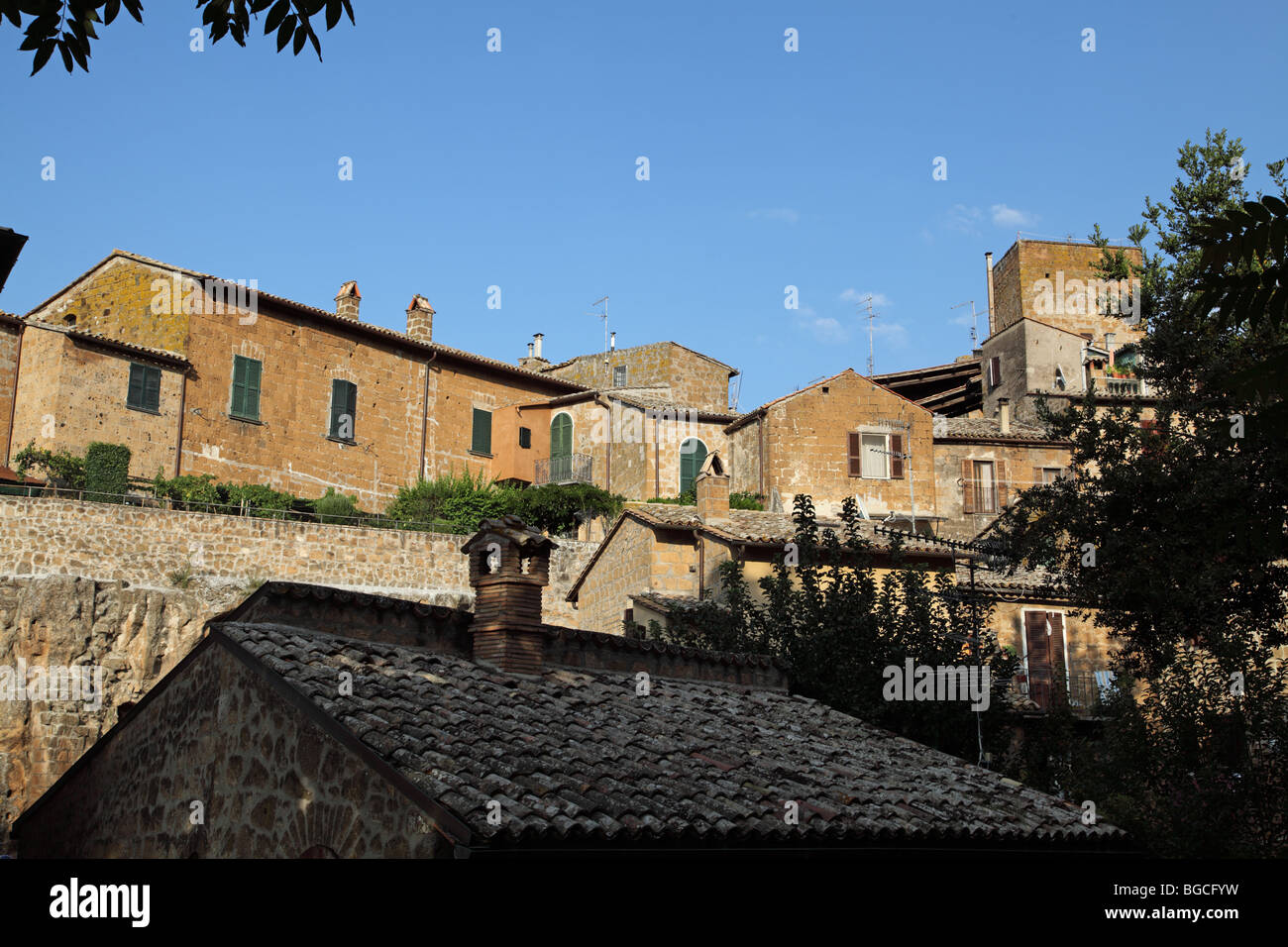 The Olmo Quarter at Orvieto Stock Photo - Alamy