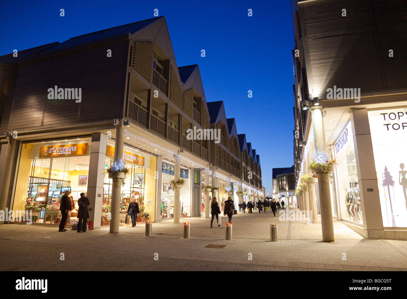The Arc shopping centre at Bury St Edmunds in Suffolk UK Stock Photo