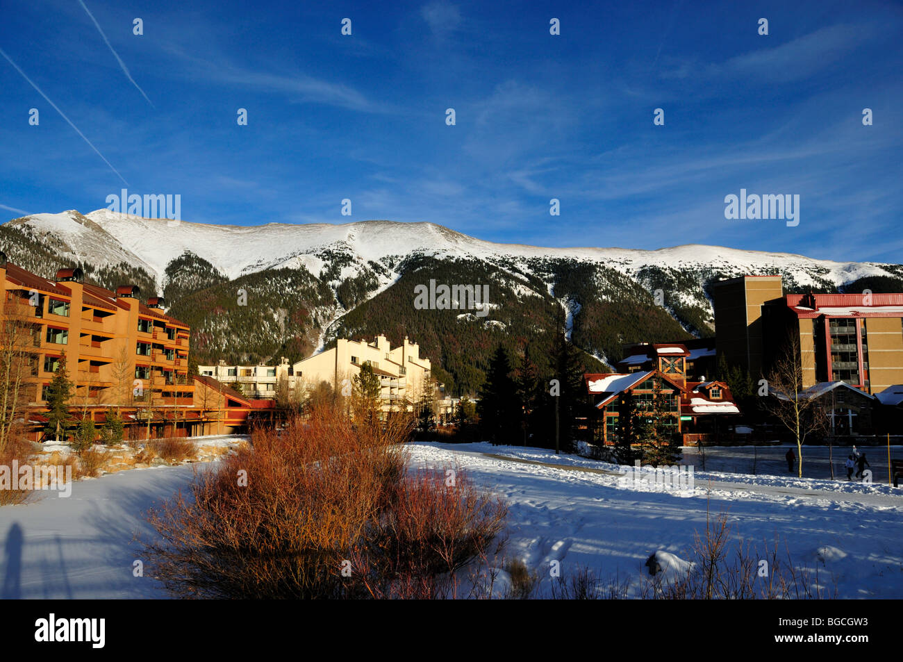 Ski condos. Copper Mountain, Colorado, USA Stock Photo Alamy