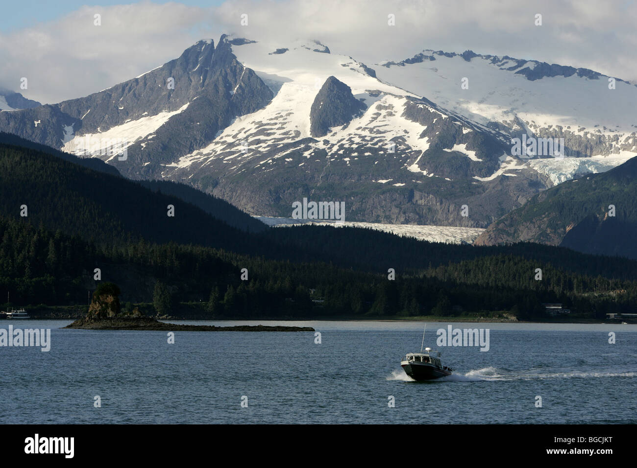 Alaska Marine Highway,Inside Passage, Lynn Channel, Alaska, USA Stock ...