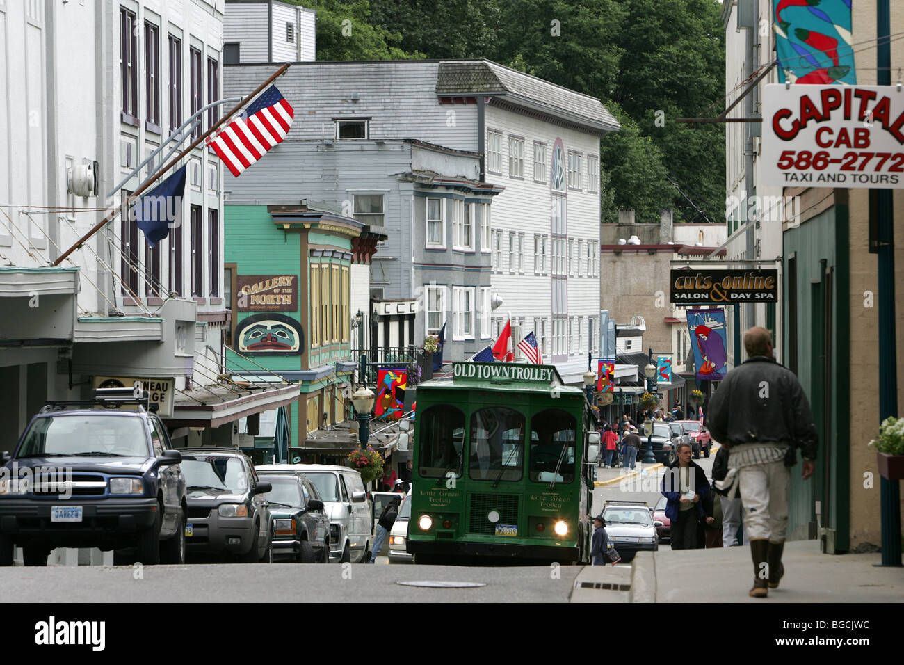 downtown, Juneau, Alaska, USA Stock Photo - Alamy