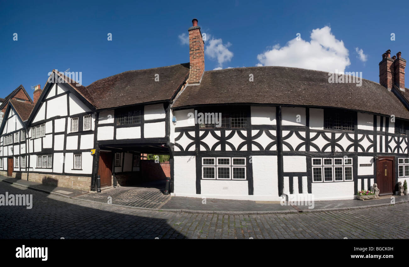 Old buildings in Mill Street Warwick Stock Photo Alamy