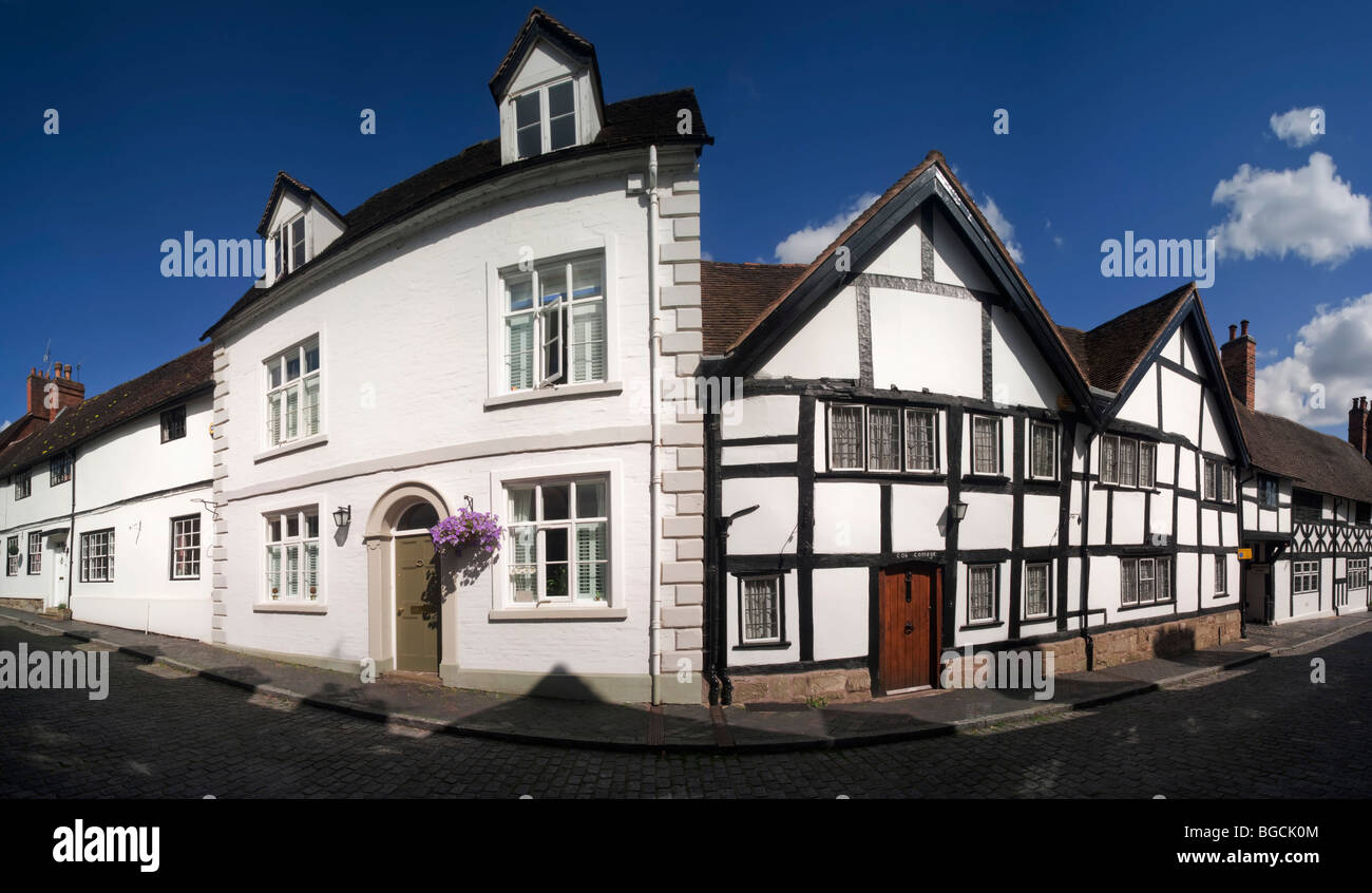 Old buildings in Mill Street Warwick Stock Photo Alamy