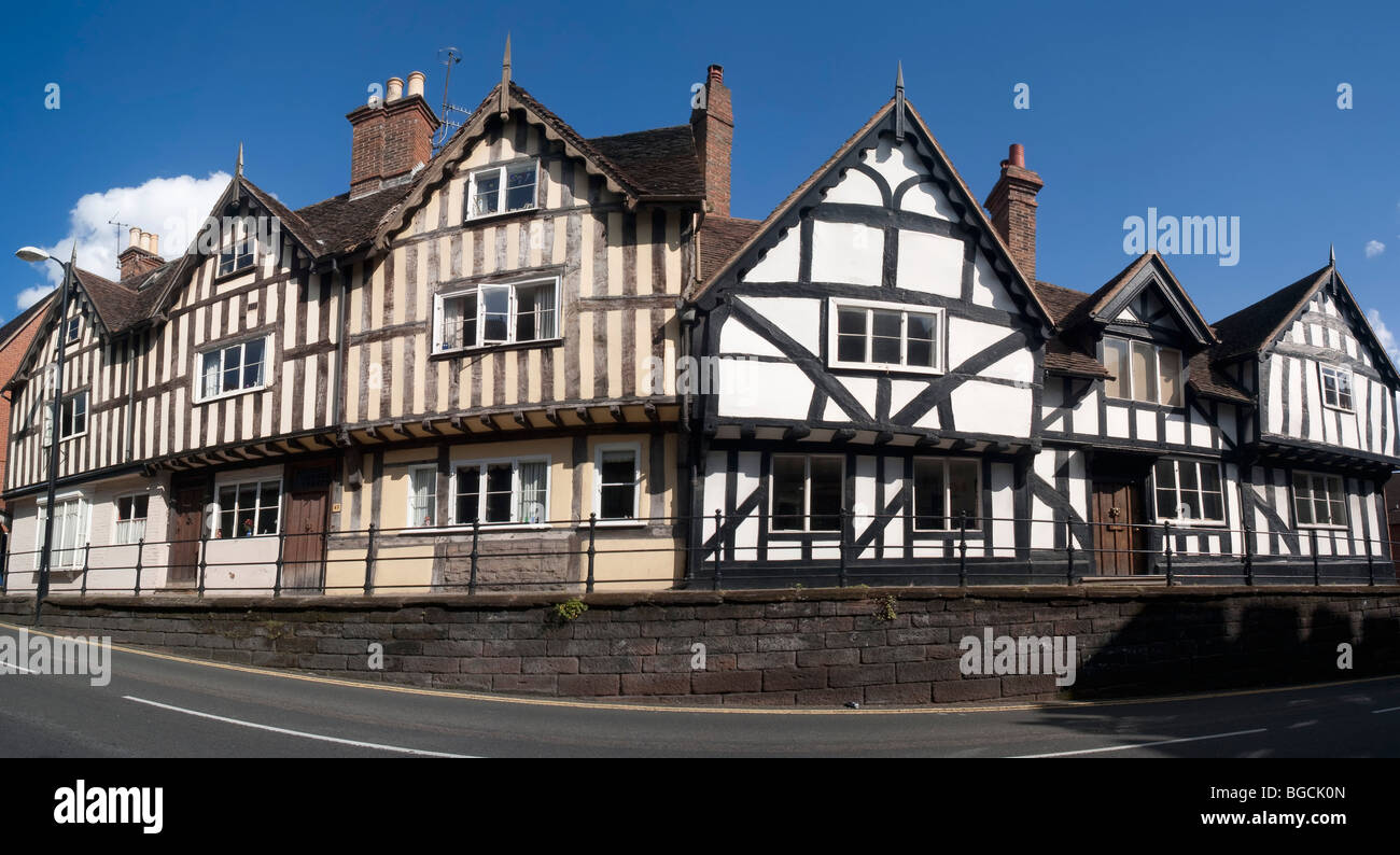Old buildings in Mill Street Warwick Stock Photo Alamy