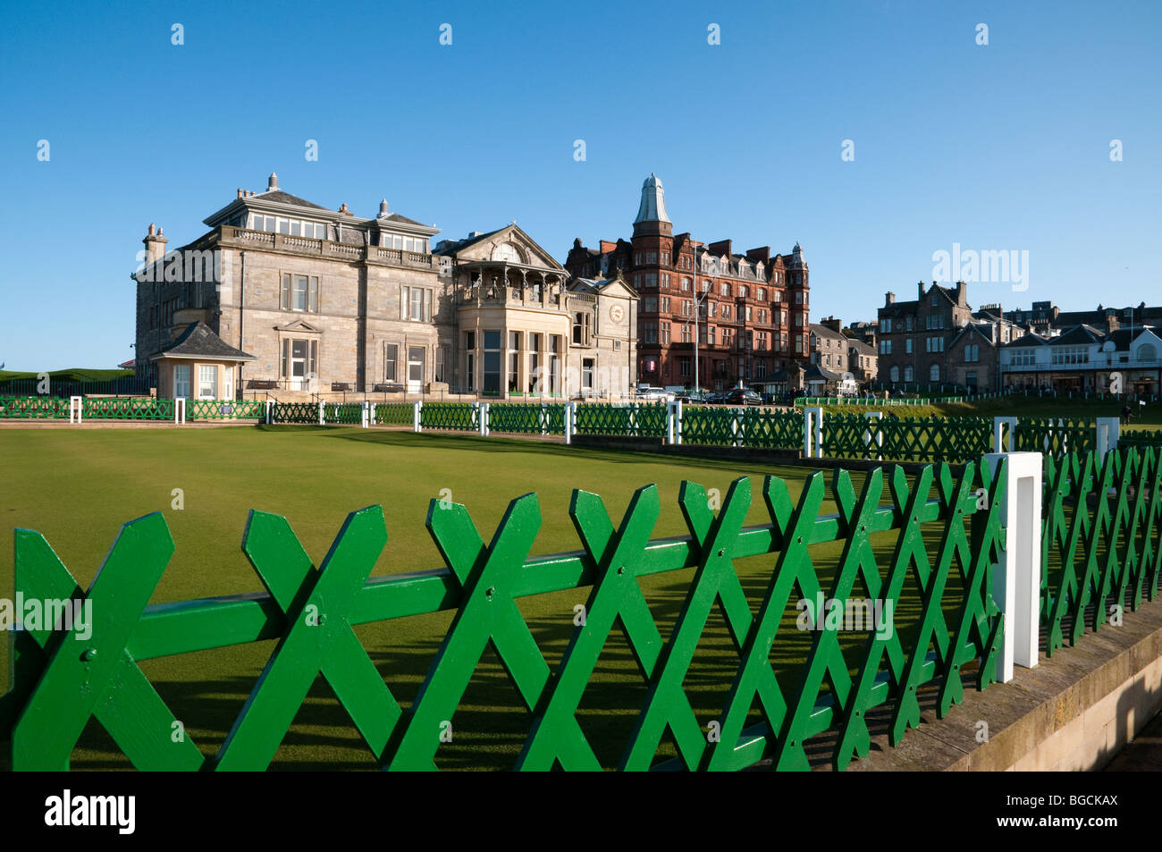 Royal & Ancient Clubhouse, Starter's Hut, Putting Green & Hamilton Hall