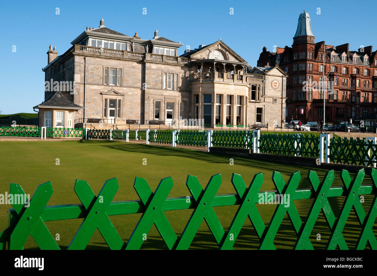Royal & Ancient Clubhouse, Starter's Hut, Putting Green & Hamilton Hall