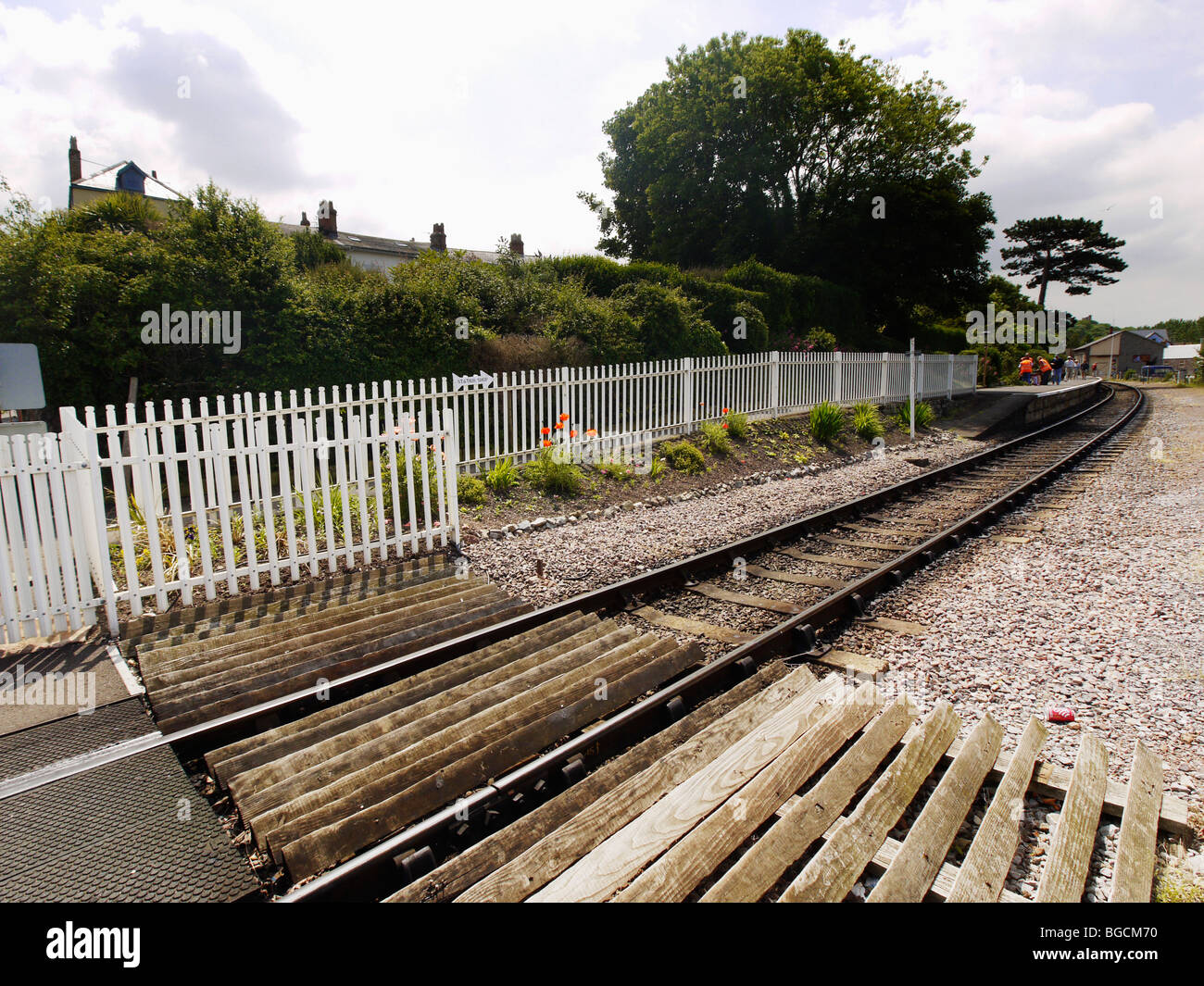 the-west-somerset-railway-watchet-station-somerset-in-england-stock