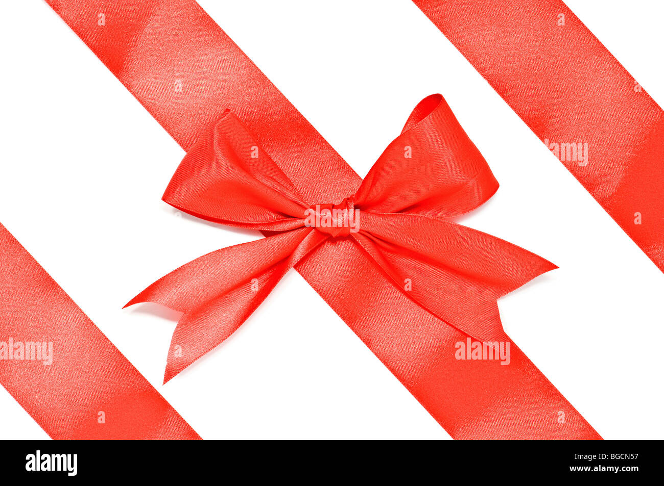 ribbon with bow isolated Stock Photo Alamy