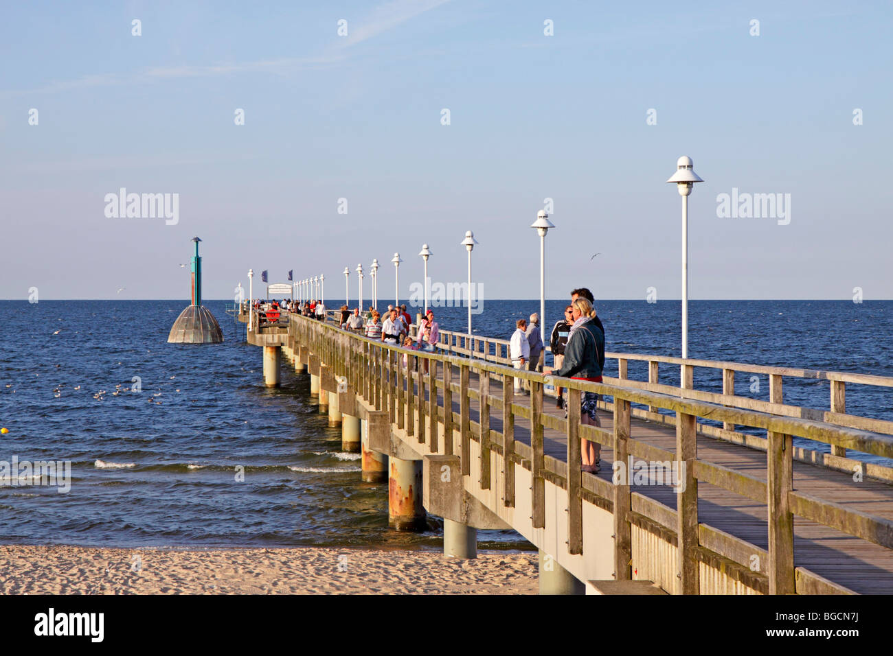 pier of Zinnowitz, Usedom Island, MecklenburgWest Pomerania, Germany