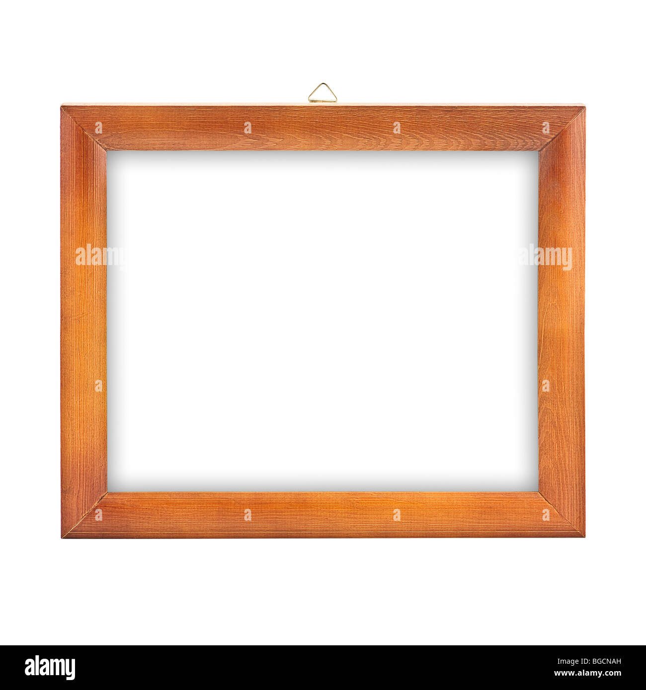 wood frame isolated Stock Photo