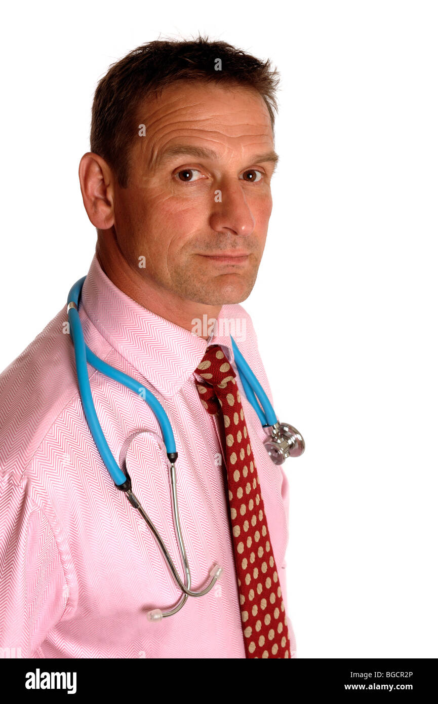 Portrait of a UK doctor Stock Photo