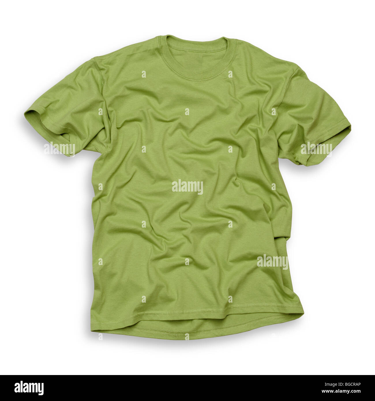 Green tee shirt Stock Photo