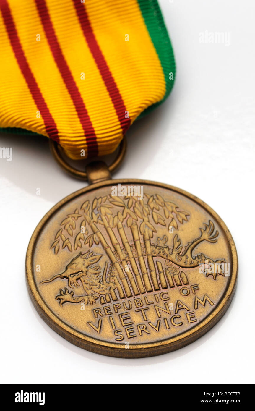 US Vietnam Service medal Stock Photo