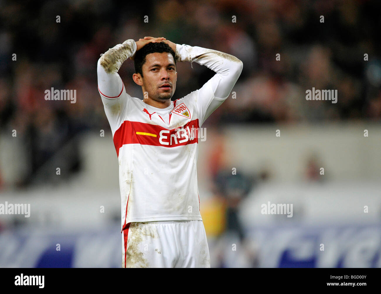 ELSON, VfB Stuttgart football club, disappointed, depressed Stock Photo