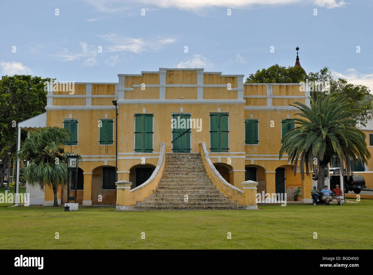 Old customs house at the port of Christiansted, St. Croix island, U.S. Virgin Islands, United