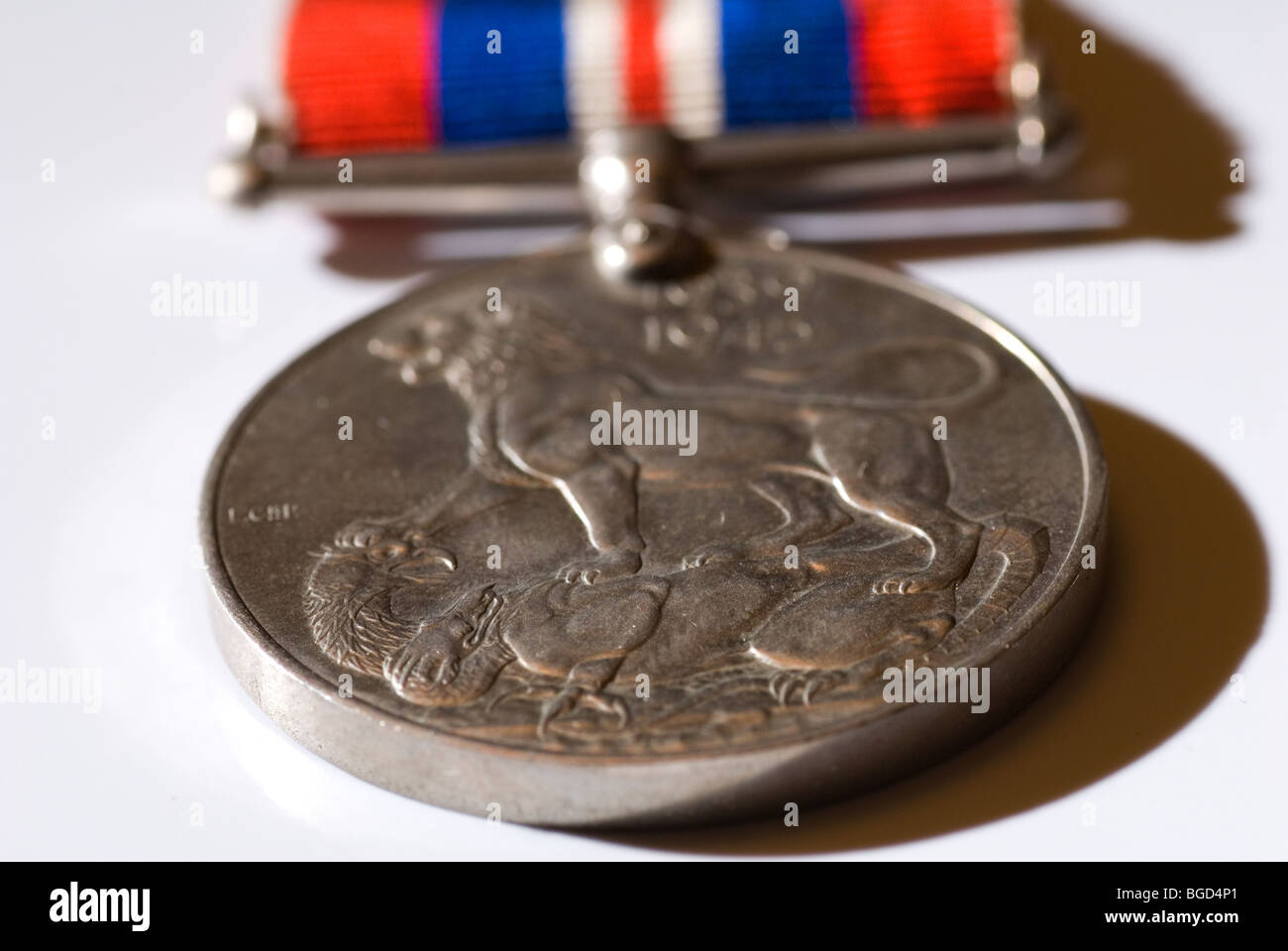 A Campaign Medal for the 1939-1945 World War II Stock Photo