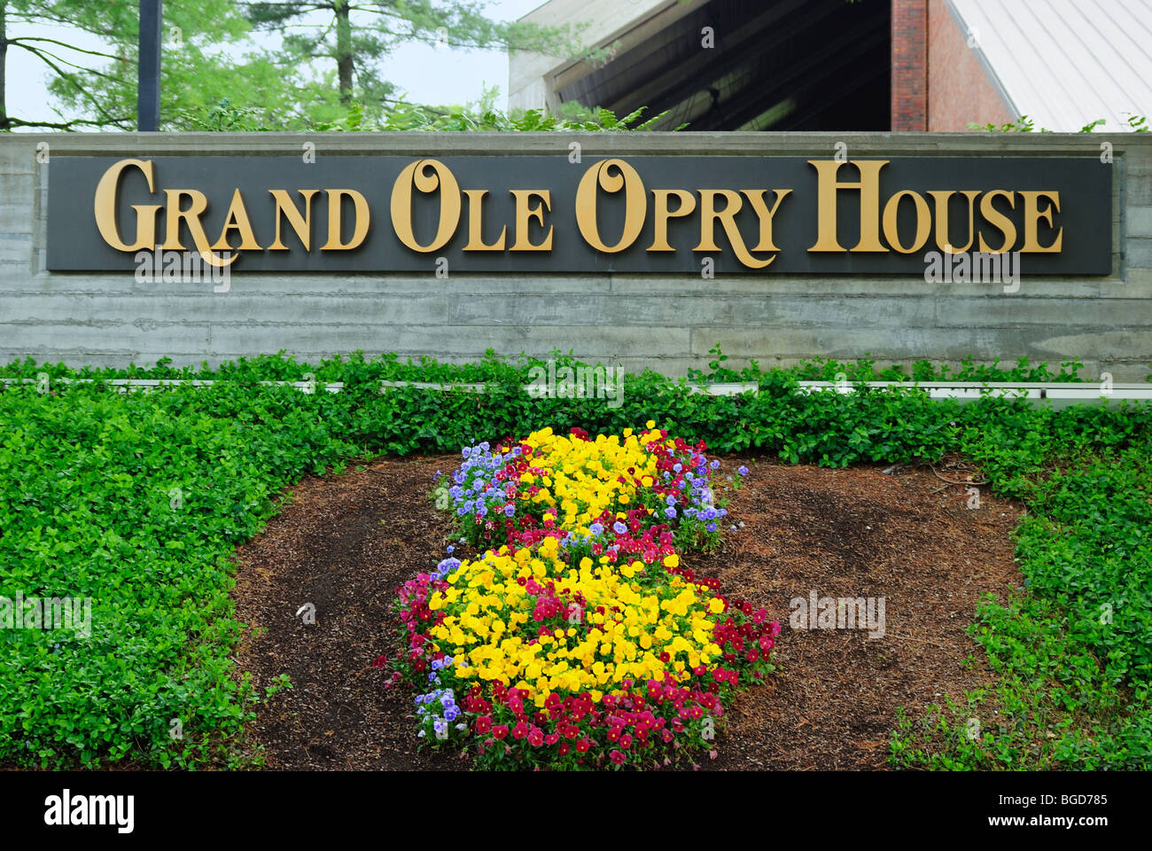 Grand Ole Opry sign Nashville TN Stock Photo