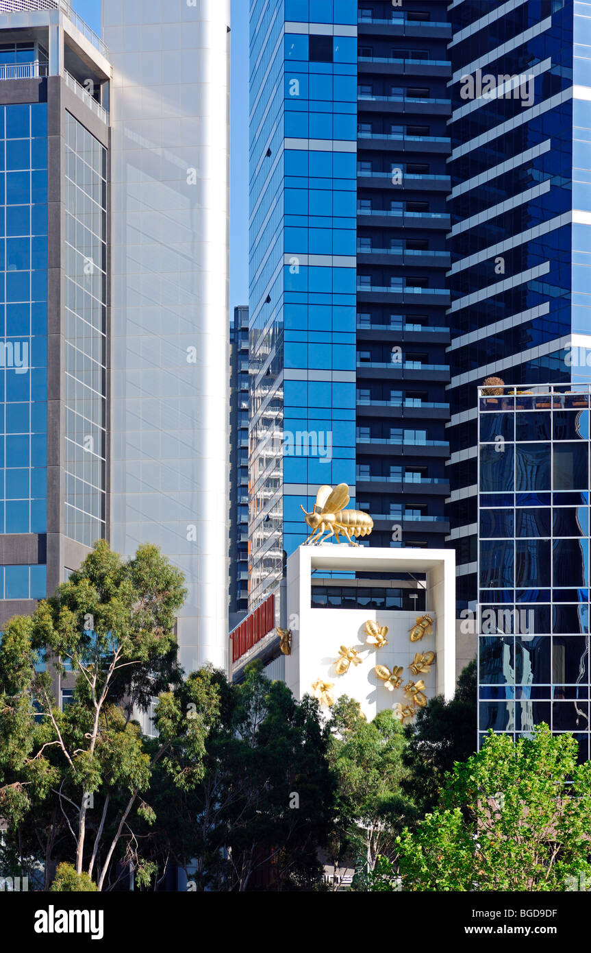 Southbank buildings,Melbourne, Australia. Stock Photo