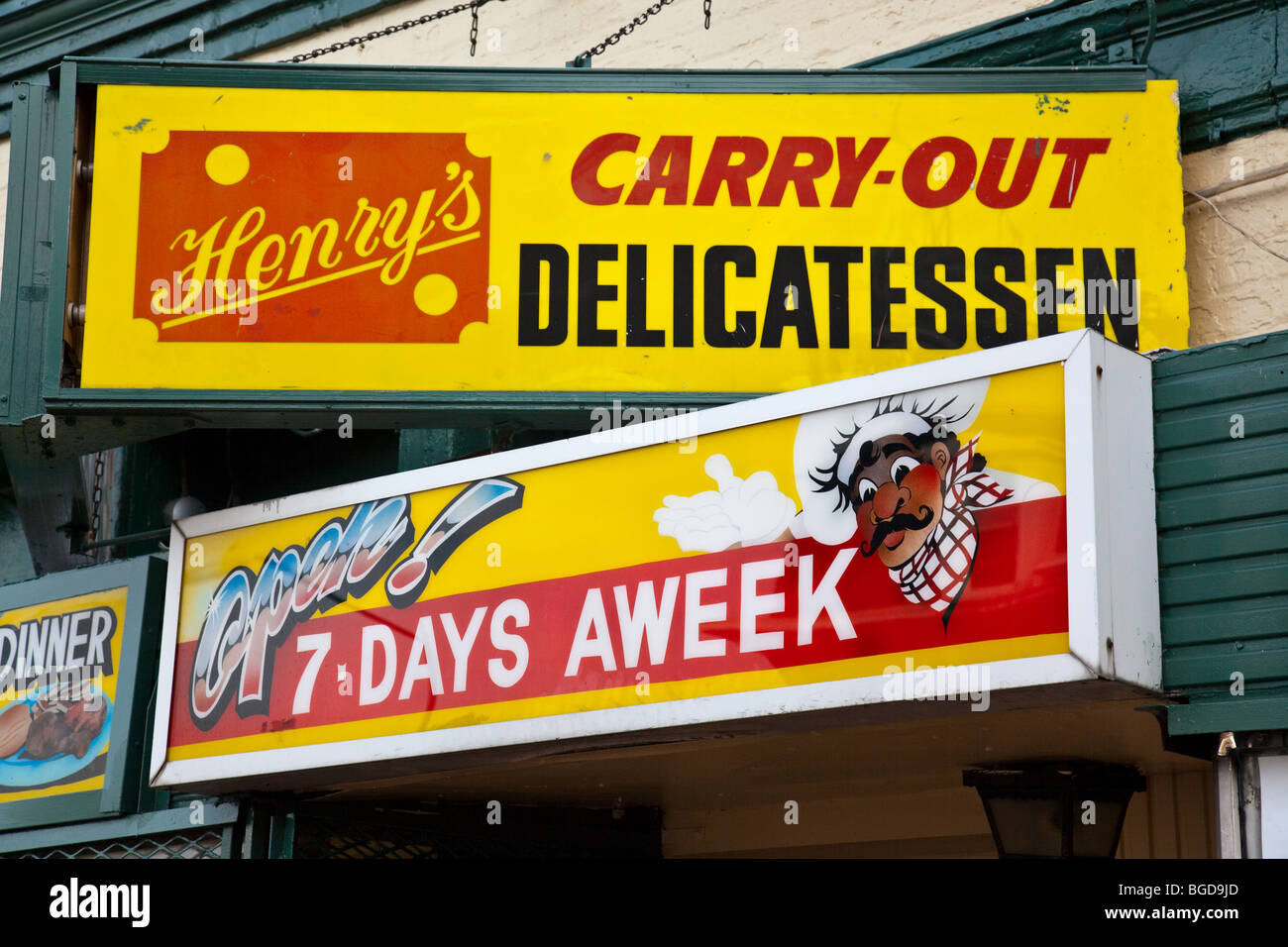 Henry's Delicatessen in Dupont Circle in Washington DC Stock Photo Alamy