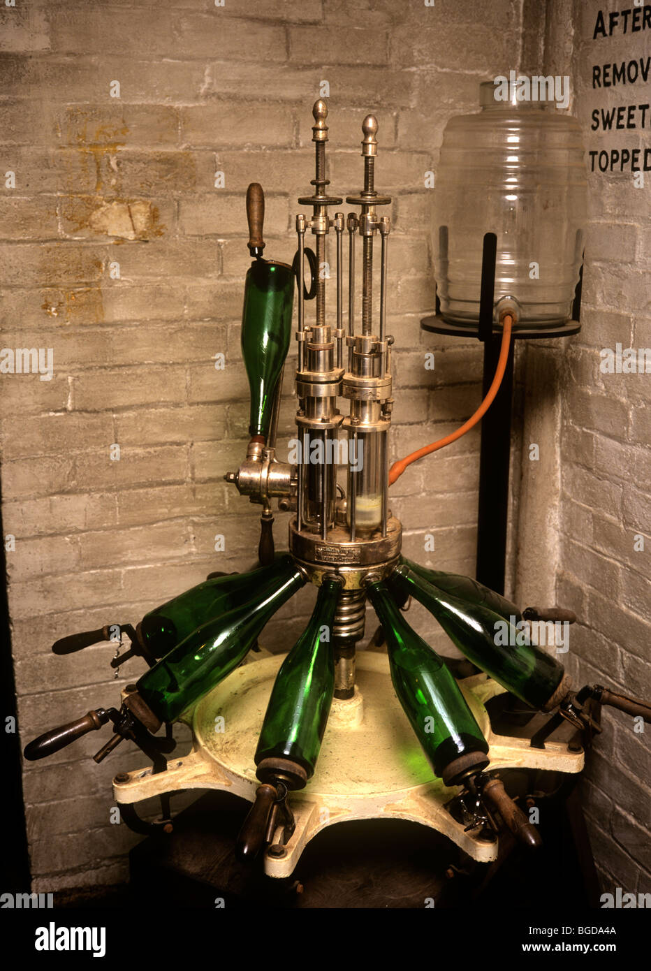 UK, England, Herefordshire, Hereford Cider Museum, champagne cider