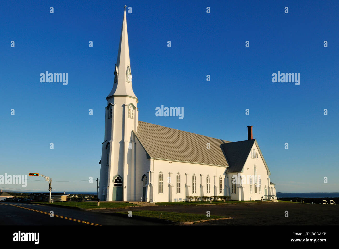 Historic wooden Church of La Verniere, L'Etang du Nord, Ile du Cap aux