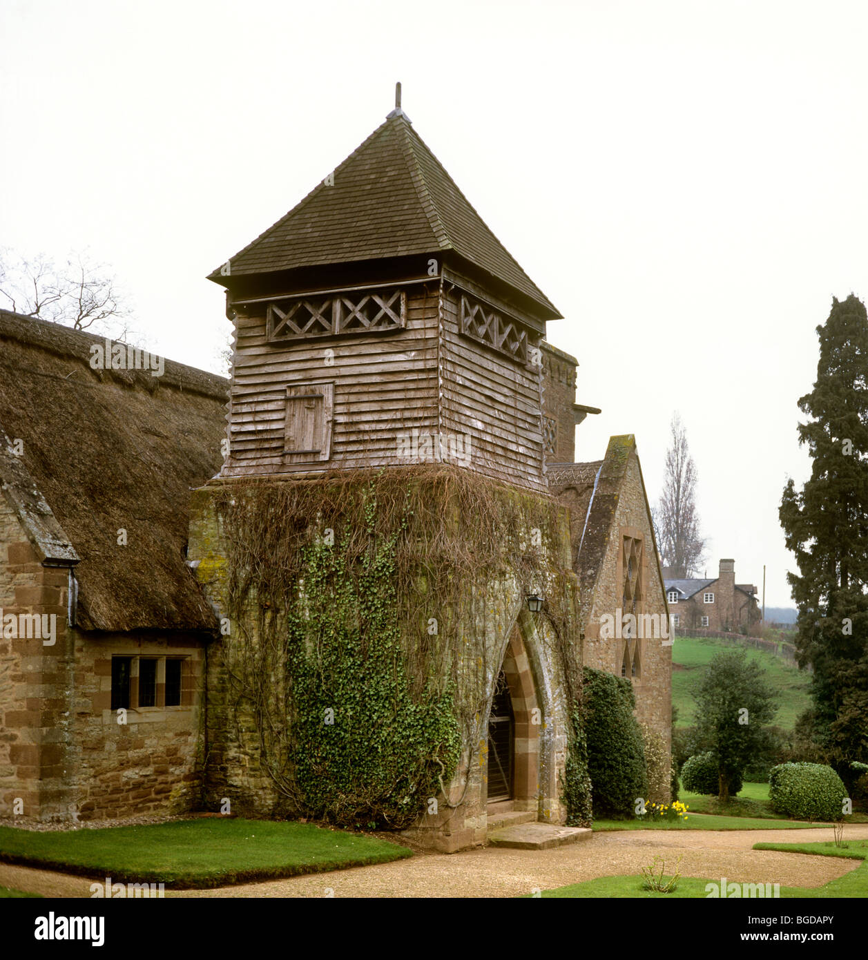 Uk herefordshire brockhampton saints church hires stock photography